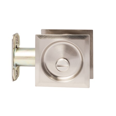 Sure-Loc Hardware Sure-Loc Hardware Square Pocket Door Pull, Passage Antique Brass DP711 5